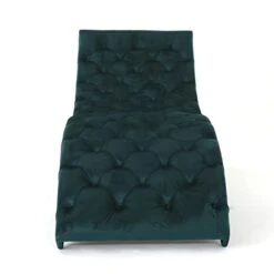 Christopher Knight Home Garret Tufted Velvet Chaise Lounge, Teal / Dark Brown 10 Christopher Knight Home Garret Tufted Velvet Chaise Lounge, Teal / Dark Brown -Safavieh Furniture 31jkDx1U0VL