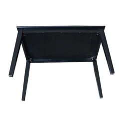 International Concepts Solid Wood Dining Table With Shaker Legs, 48 By 30 By 30-Inch, Black -Safavieh Furniture 31jp8VniaeL