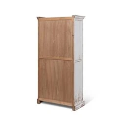 Park Hill Collection Tearoom Pantry Cabinet In Natural And Grey Finish EFC30087