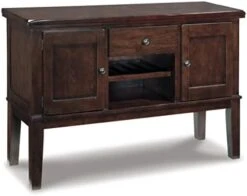 Signature Design By Ashley Ralene Rustic -Dining Room Buffet With Wine Rack, Medium Brown -Safavieh Furniture 31kP6wPZPL. AC