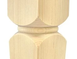 Highland Manor Wood Products Modern Tapered Kirtland Dining Table Leg - 29" Tall X 3 1/2" Wide (Pine)