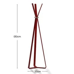 DIMAS MUEBLE Elegant Minimalistic Freestanding Coat Rack (Red) -Safavieh Furniture 31kpVR41yjL