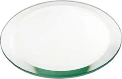 Plymor Round 5mm Beveled Glass Mirror, 5 Inch X 5 Inch