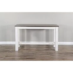 Sunny Designs Carriage House 36" Counter Height Table In White/Dark Brown -Safavieh Furniture 31mk8NDyLrL
