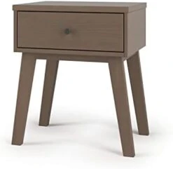 Child Craft SOHO Mid-Century Modern Nightstand, 1 Drawer Bedside Table For Bedroom, Baby Nursery, Or Kid’s Room (Dusty Heather) -Safavieh Furniture 31nDSnT4fGL. AC
