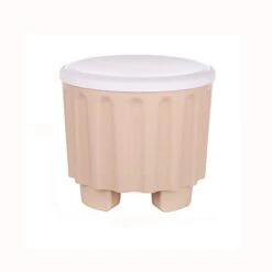 DOUBAO Multi-Purpose Storage Stool With Removable Lid Stackable Stool Storing Stool Chair