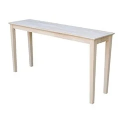 International Concepts Console Table, 60 In, Unfinished