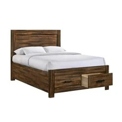 Wren Full 5PC Platform Storage Bedroom Set In Chestnut -Safavieh Furniture 31oEjgT5TpL