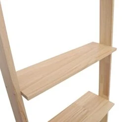 Gdrasuya10 Solid Wood Ladder Shelf, 5-Tier Multifunctional Modern Plant Flower Book Display Shelf, Free Standing Storage Rack For Office Living Room Bathroom Kitchen, 20kg Load Per Layer -Safavieh Furniture 31oFJU9TNJL