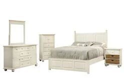 Ice Cream At The Beach Bedroom Set, Queen Size Bed, Configurable, Antique White