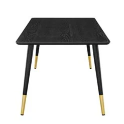 Modway Vigor Rectangular Dining Table, Black