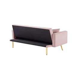 Nzevz Sofa, Multi-Person Sofa, Simple Sofa In The Living Room, Foldable Futon Sofa Bed, Space-Saving And Practical Sofa Bed, Suitable For Living Room And Bedroom (Pink) -Safavieh Furniture 31pHSDXvR6L