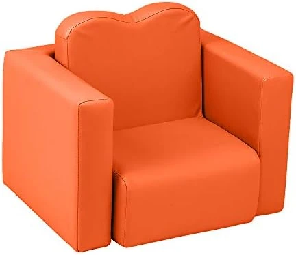 Ochine Kids Sofa Children Couch Chair With Ottoman Upholstered Chair PVC Leather Toddler Chair Multifunctional Princess Sofa Mini Chair Accent Seat Furniture For Kid Boys Girls (Ship From USA) 7 Ochine Kids Sofa Children Couch Chair With Ottoman Upholstered Chair PVC Leather Toddler Chair Multifunctional Princess Sofa Mini Chair Accent Seat Furniture For Kid Boys Girls (Ship From USA) - Image 7