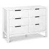 By DaVinci Colby 6 Drawer Dresser, 51x18.11x34 Inch (Pack Of 1), White
