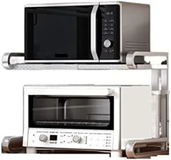 LUCBEI Microwave Oven Rack 304 Stainless Steel Kitchen Storage Rack For Microwave Oven Rack, Desktop Electric Rice Cooker Special Support, Adjustable Height Kitchen Storage Rack 9 LUCBEI Microwave Oven Rack 304 Stainless Steel Kitchen Storage Rack For Microwave Oven Rack, Desktop Electric Rice Cooker Special Support, Adjustable Height Kitchen Storage Rack -Safavieh Furniture 31q2Ml28YoL. AC