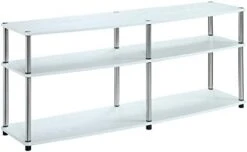 Convenience Concepts Designs2Go 3 Tier 60" TV Stand, Weathered Gray -Safavieh Furniture 31qFIc6SVDL. AC