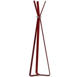DIMAS MUEBLE Elegant Minimalistic Freestanding Coat Rack (Red)