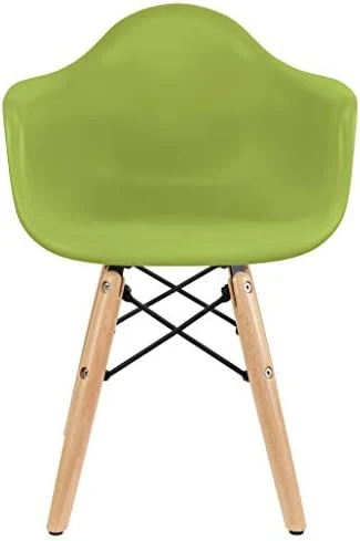 2xhome - Kids Size Plastic Toddler Armchairs With Natural Wooden Dowel Legs And White Round Table, Black (3 Piece Set) 8 2xhome - Kids Size Plastic Toddler Armchairs With Natural Wooden Dowel Legs And White Round Table, Black (3 Piece Set) - Image 8