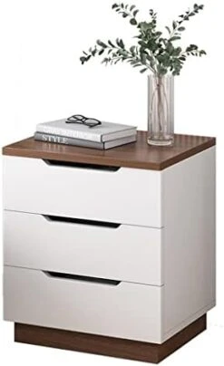 DITUDO Nightstands White Bedside Table With 3 Drawers, Bedroom Nightstand Bedside Cabinet Storage Cabinet Entrance Or Living Room (Color : B, Size : 40 * 34 * 59m) -Safavieh Furniture 31sNQ29kSfL. AC