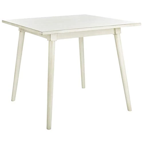 Safavieh Home Simone Modern Antique White Dining Table 1 Safavieh Home Simone Modern Antique White Dining Table