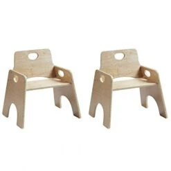 ECR4Kids Chair, 10", Natural