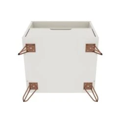Pemberly Row Mid-Century Modern Wood Nightstand In Off White & Nature 10 Pemberly Row Mid-Century Modern Wood Nightstand In Off White & Nature -Safavieh Furniture 31tw2jhqCcL