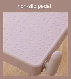 GENERIC 3-Step Steel Ladder Folding Step Ladder With Wide Anti-Slip Pedal Multipurpose Step Ladder Flower Stand Shelf Organizer For Household Kitchen Office 330lbs Load Capacity (Color : Bruin) -Safavieh Furniture 31uDh5MpZgL