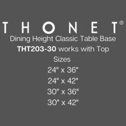 THONET Dining Height Metal Table Base For Restaurants 30Wx30Dx28.5H | Our Cast Iron Table Base Is Perfect For Restaurants, Coffee Shops, Lounge Areas, Home And More | THT203-30 Made In North America -Safavieh Furniture 31uRWp8BKoL