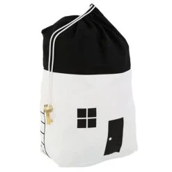 Kadimendium Toys Storage Bag, Massive Capacity Portable Toys Bag For Toy Storage For Traveling(White)