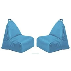 Factory Direct Partners 13302-RS Cali Alpine Sack Bean Bag Chair, Dirt-Resistant Coated Oxford Fabric - Raspberry (2-Pack) -Safavieh Furniture 31vM1E57XJS