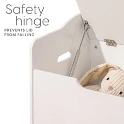 Milliard Wooden Toy Box And Storage Chest With Seating Bench - For Kids And Babies – Girls And Boys - White - Large 9 Milliard Wooden Toy Box And Storage Chest With Seating Bench - For Kids And Babies – Girls And Boys - White - Large -Safavieh Furniture 31vTwJ0oppL