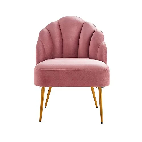 Ball & Cast Accent Chair, 26D X 23.5W X 32.25H In, Rose 2 Ball & Cast Accent Chair, 26D X 23.5W X 32.25H In, Rose - Image 2