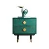 Bedroom Nightstands Bedside Table Drawer Storage Cabinet Modern Living Room Bedroom Bedside Table Storage Cabinet Wooden Cabinet Small Coffee Table Beside Table For Living Room ( Color : Green )