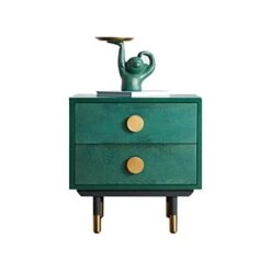 Bedroom Nightstands Bedside Table Drawer Storage Cabinet Modern Living Room Bedroom Bedside Table Storage Cabinet Wooden Cabinet Small Coffee Table Beside Table For Living Room ( Color : Green )