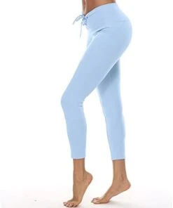 Yoga Running Waist Pants Fitness Leggings Stretch Solid High Pants Women Yoga Pants Womens Sports Leggings (Mint Green, M) -Safavieh Furniture 31wZsF2vyL. AC