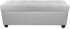 MJL Furniture Designs Sole Secret Tufted Ottoman, Bedroom Entryway Bench With Shoe Storage Slots, Stores Up To 36 Pairs, Large, Balboa Sand -Safavieh Furniture 31wqMua37JL. AC