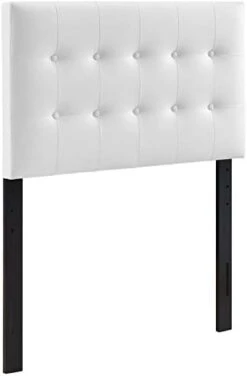 Emily Tufted Button Faux Leather Upholstered Twin Headboard In White 19 Emily Tufted Button Faux Leather Upholstered Twin Headboard In White -Safavieh Furniture 31wy2PC0eL. AC