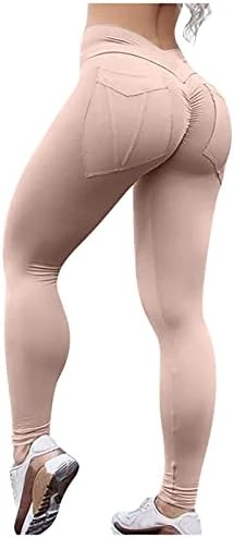 Sports Waist Yoga Stretch With Pockets Ladies Pants High Pants Fitness Sexy Yoga Pants Yoga Pants For Girls 7-8 (Grey, XL) 15 Sports Waist Yoga Stretch With Pockets Ladies Pants High Pants Fitness Sexy Yoga Pants Yoga Pants For Girls 7-8 (Grey, XL) - Image 15