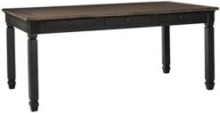 Signature Design By Ashley Tyler Creek Farmhouse Dining Table With Drawers, Seats Up To 6, Almost Black & Tyler Creek Modern Farmhouse Upholstered Dining Room Bench, Antique Black Finish 13 Signature Design By Ashley Tyler Creek Farmhouse Dining Table With Drawers, Seats Up To 6, Almost Black & Tyler Creek Modern Farmhouse Upholstered Dining Room Bench, Antique Black Finish -Safavieh Furniture 31xXweC60NL. AC