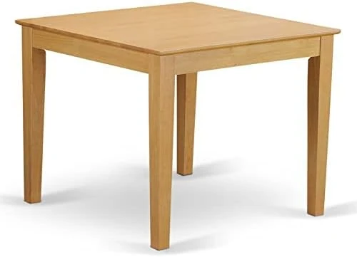 East West Furniture OxT-ANA-T Mid Century Modern Dining Table Square Tabletop And-Natural Finish, 36 X 30 8 East West Furniture OxT-ANA-T Mid Century Modern Dining Table Square Tabletop And-Natural Finish, 36 X 30 - Image 8