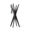 Mobili Fiver, Coat Stand, Emma Ashwood Black, Made In Italy
