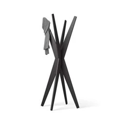 Mobili Fiver, Coat Stand, Emma Ashwood Black, Made In Italy