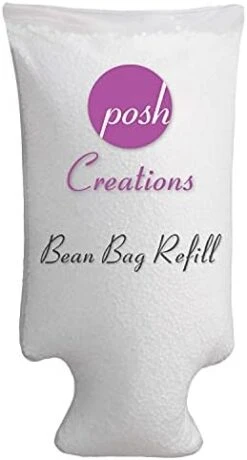 Posh Creations Filling Bean Bag Refill, 100 L, White With EZ-Pour Zipper Spout -Safavieh Furniture 31yk3I1XUtL. AC