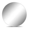 WGV Large Round Mirror Plate 14" Diameter, 4.5 Mm Thickness, Frameless Sanded Edges, Quality Thick Tray, Home Event Party Wedding Table Centerpiece Wall Decor, 1 Piece
