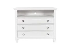 New Classic Furniture Tamarack TV/Media Chest, White