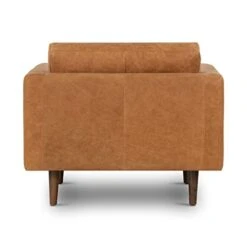 POLY & BARK Napa Lounge Chair In Full-Grain Pure-Aniline Italian Tanned Leather In Cognac Tan 19 POLY & BARK Napa Lounge Chair In Full-Grain Pure-Aniline Italian Tanned Leather In Cognac Tan -Safavieh Furniture 31zS1LhkxtL