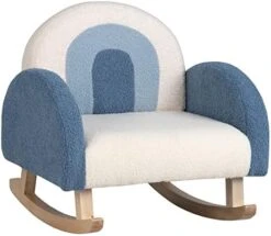 Costzon Kids Sofa, Rocking Chair With Solid Wood Frames, Plush Fabric, Anti-Tipping Design For Kids Room, Nursery, Playroom, Preschool, Birthday Gift For Boys Girls, Toddler Furniture Armchair (Red) 14 Costzon Kids Sofa, Rocking Chair With Solid Wood Frames, Plush Fabric, Anti-Tipping Design For Kids Room, Nursery, Playroom, Preschool, Birthday Gift For Boys Girls, Toddler Furniture Armchair (Red) -Safavieh Furniture 41 GqSLYIRL. AC