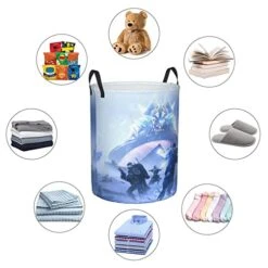 Jrktuwdg De-stiny 2 Laundry Basket Large Fabric Dirty Clothes Hampers For Bedroom, Nursery Baby Hamper Easy Carry Durable -Safavieh Furniture 4100PyBIPrL