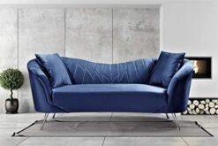 Container Furniture Direct Koger Mid Century Modern Living Room Velvet Chesterfield, Sofa And Loveseat, Fossil Grey -Safavieh Furniture 4104ThjnOuL. AC