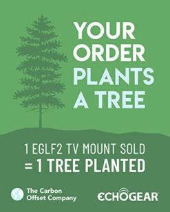 ECHOGEAR TV Wall Mount For Large TVs Up To 90" - Full Motion With Smooth Swivel, Tilt, & Extension - Universal Design Works With Samsung, Vizio, LG & More - Includes Hardware & Wall Drilling Template -Safavieh Furniture 410NjRyL1rL